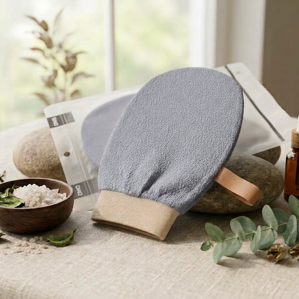 Exfoliating Shower Scrubbing Mitten