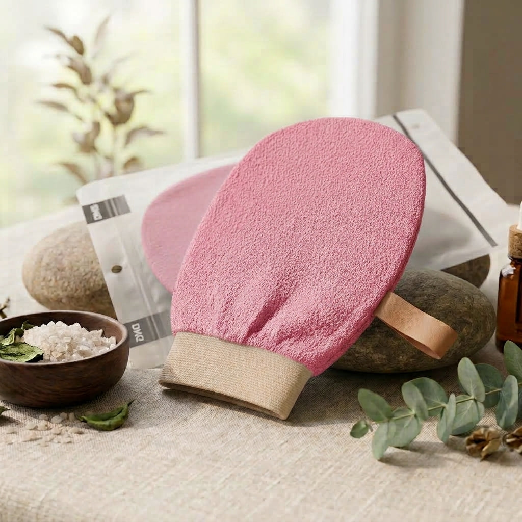 Exfoliating Shower Scrubbing Mitten
