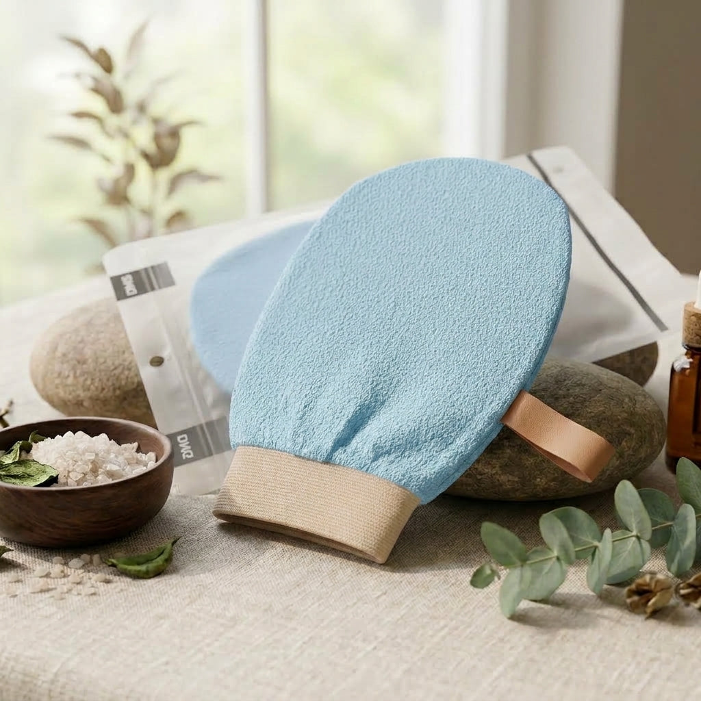 Exfoliating Shower Scrubbing Mitten